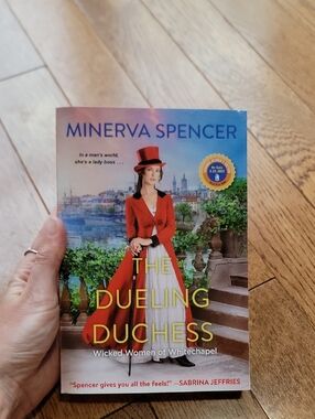 Minerva Spencer "The Dueling Duchess" - Red & White Cover